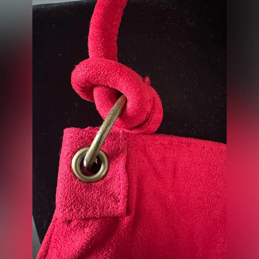 Vintage Escada Red Shoulder Bag - Picture 5 of 8